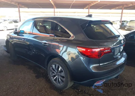 2014 Acura Mdx Technology Pkg W/Entertainment Pkg from USA, damaged, VIN 5FRYD3H6XEB016909